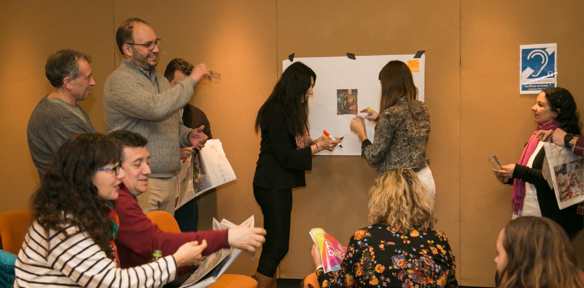 Trabajo en equipo durante el curso