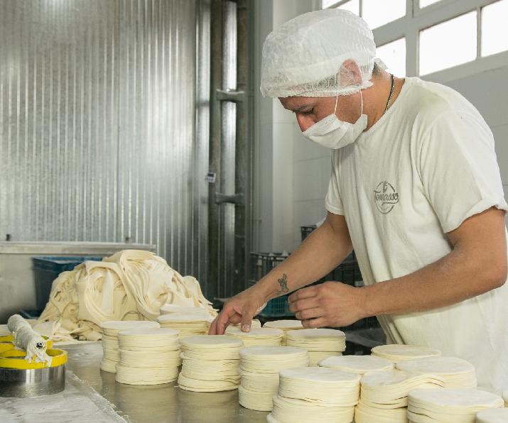 tomasso empanadas asistencia INTI pizza congelados exportación