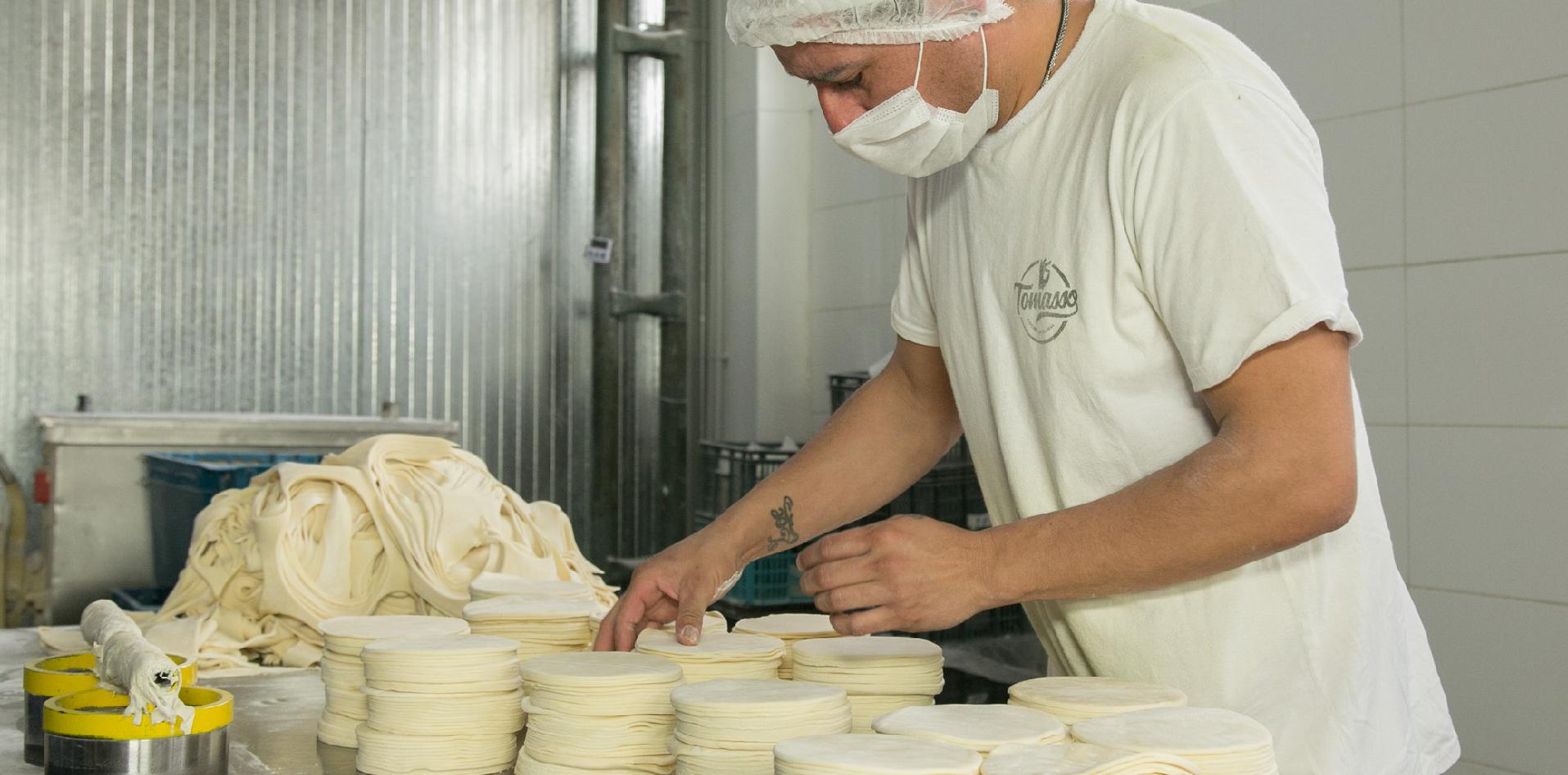 tomasso empanadas asistencia INTI pizza congelados exportación