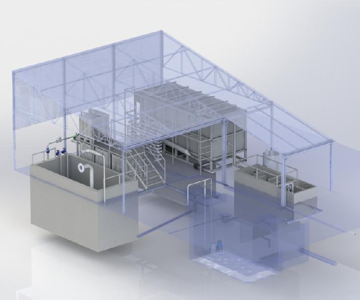 planta de tratamiento efluentes Río Negro INTI diseño Terminal Pesquera Artesanal