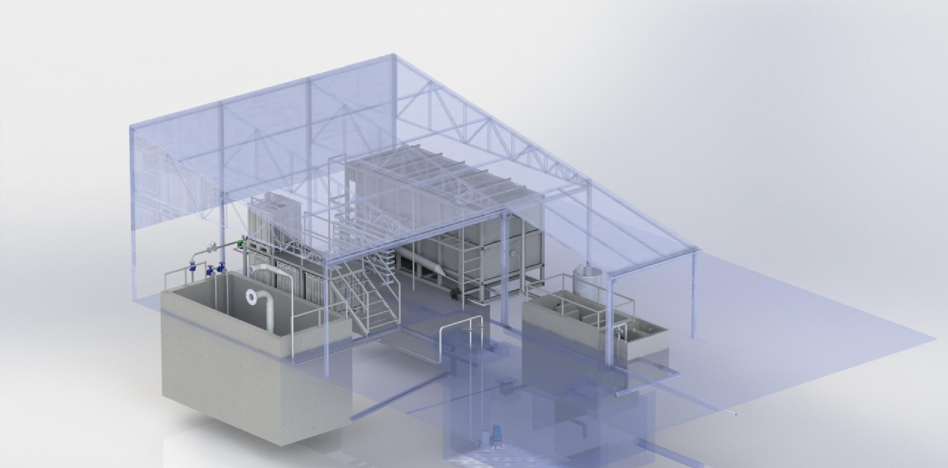 planta de tratamiento efluentes Río Negro INTI diseño Terminal Pesquera Artesanal