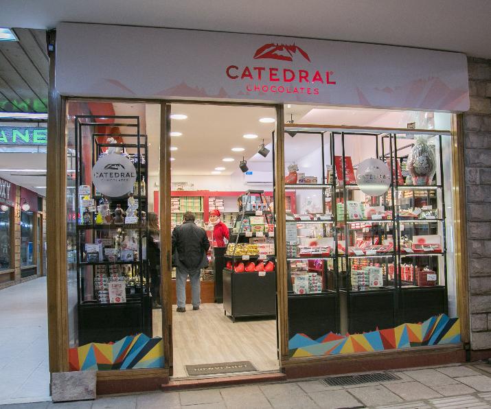 Local de Chocolate Catedral en el centro de Bariloche