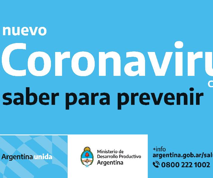 INTI, Ministerio de Desarrollo Productivo, Coronavirus, COVID-19, Argentina