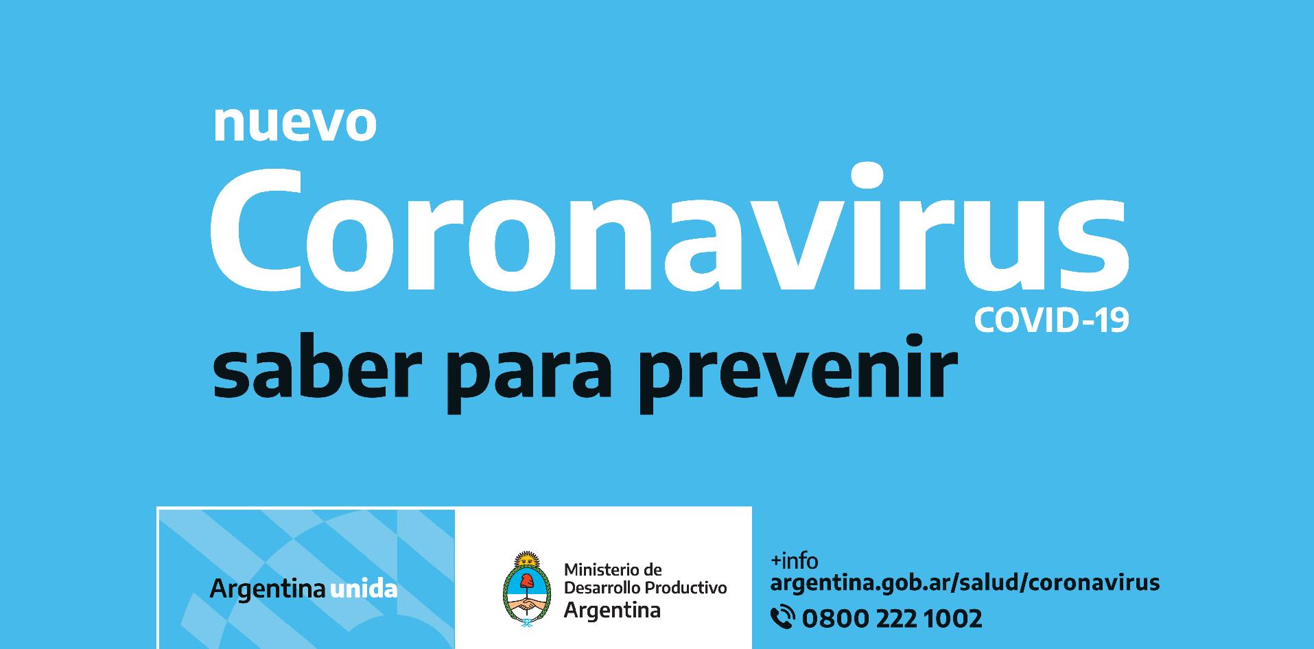 INTI, Ministerio de Desarrollo Productivo, Coronavirus, COVID-19, Argentina