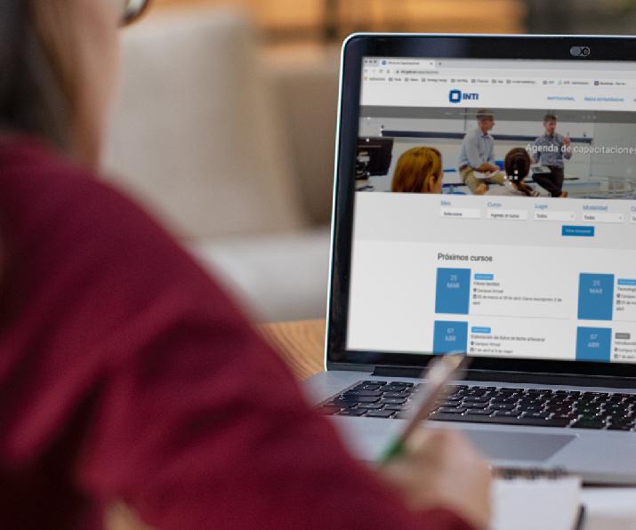 INTI, cursos, cursos virtuales, capacitación a distancia, formación