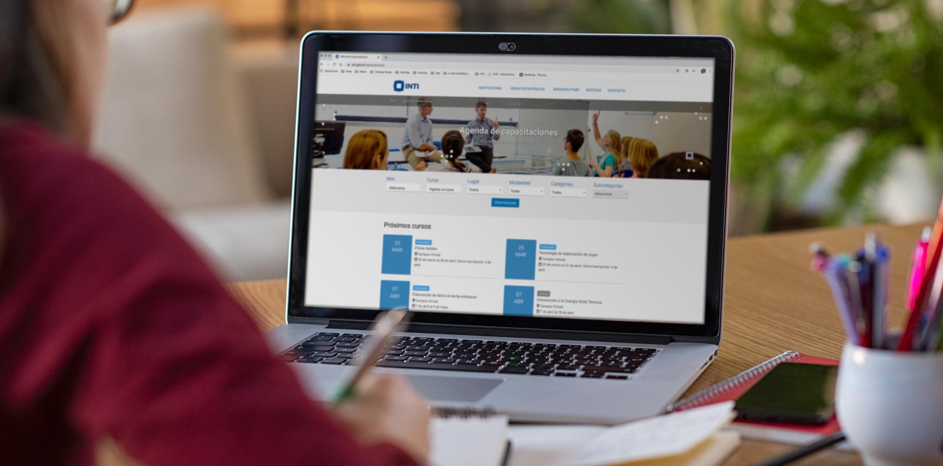 INTI, cursos, cursos virtuales, capacitación a distancia, formación