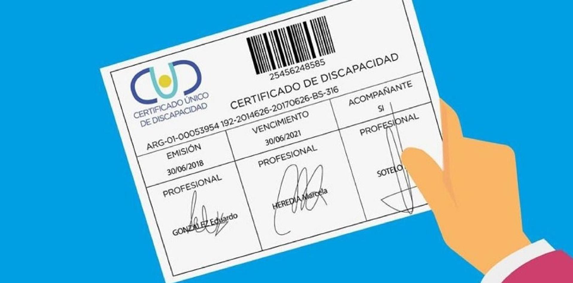 Es emitido por una Junta Evaluadora Interdisciplinaria y se le otorga a quienes tengan una alteració