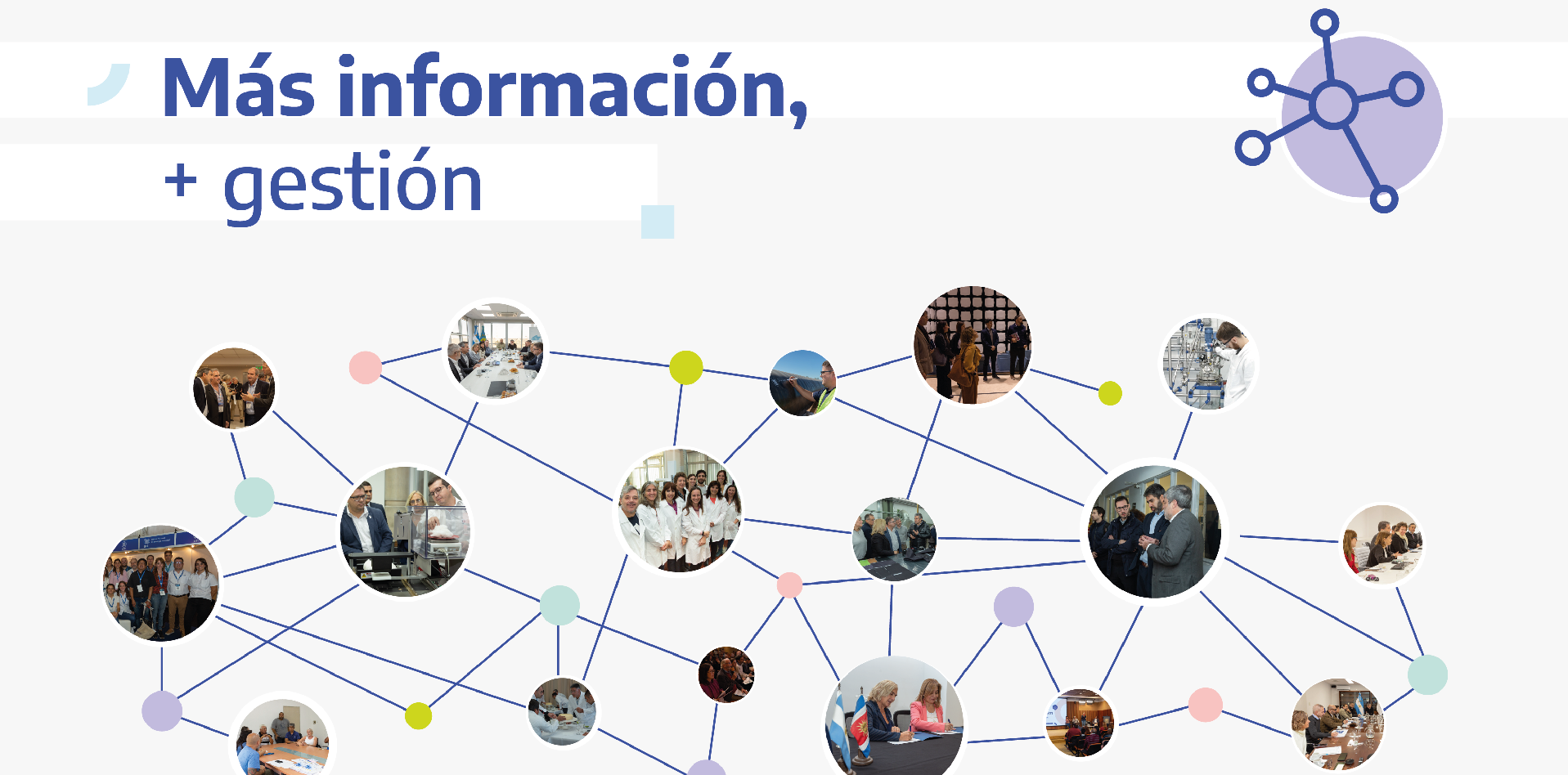 Más información, + gestión
