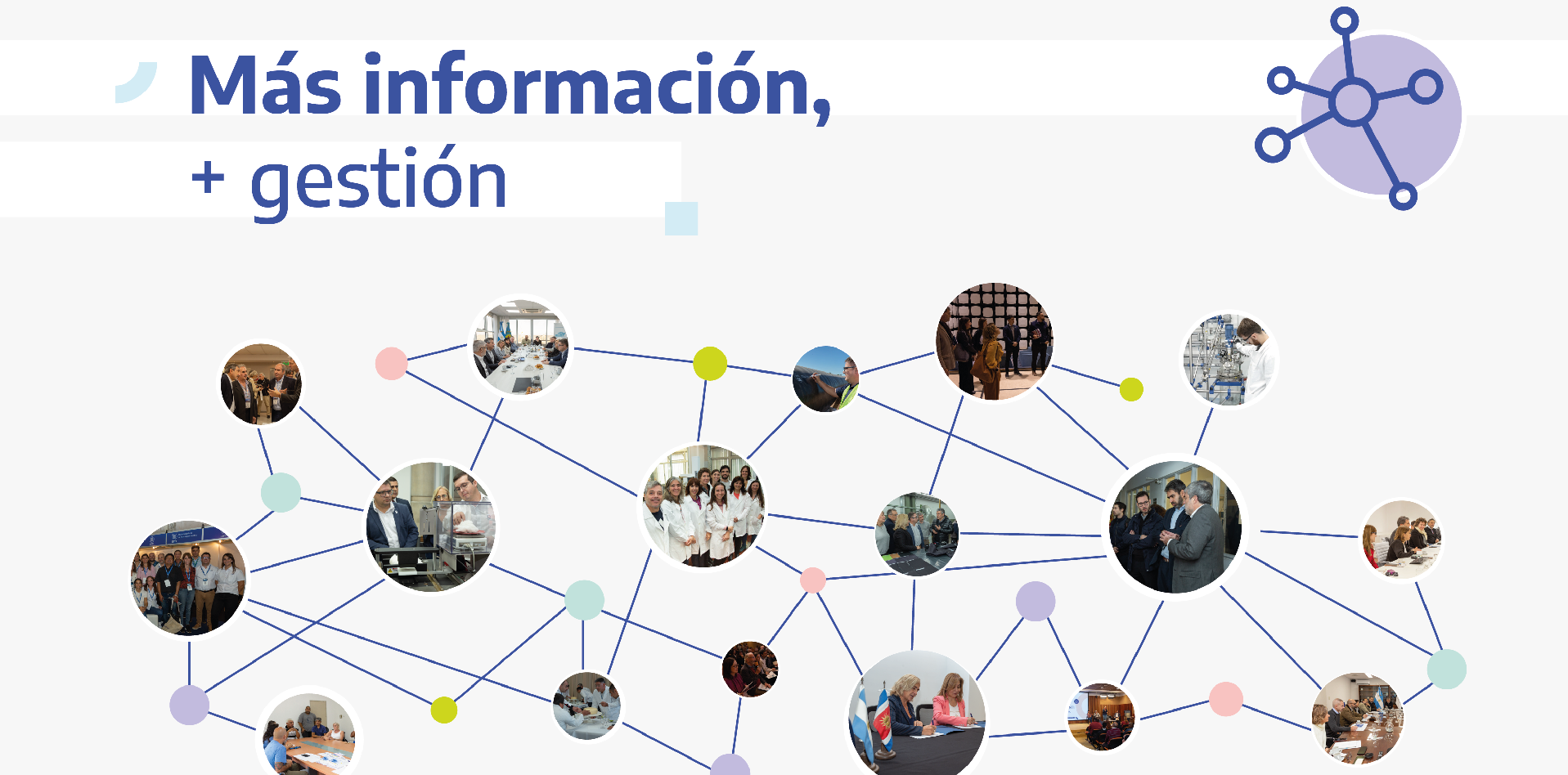 Más información, + gestión