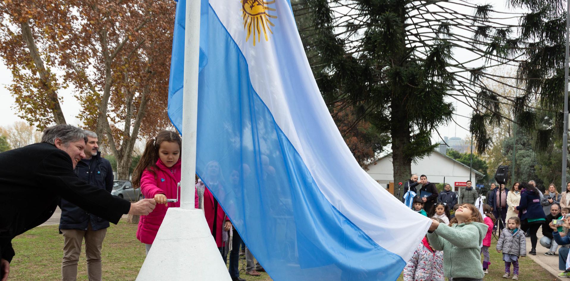 Fiestas patrias en el jardín