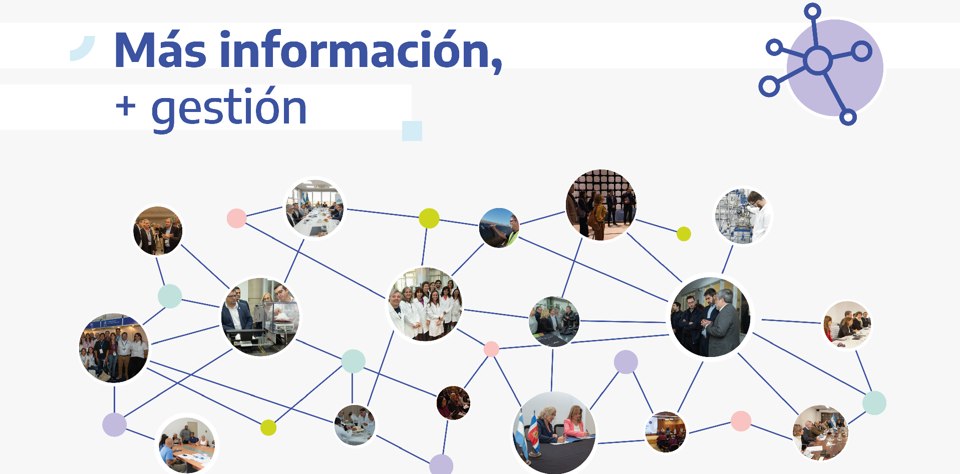 Más información, + gestión