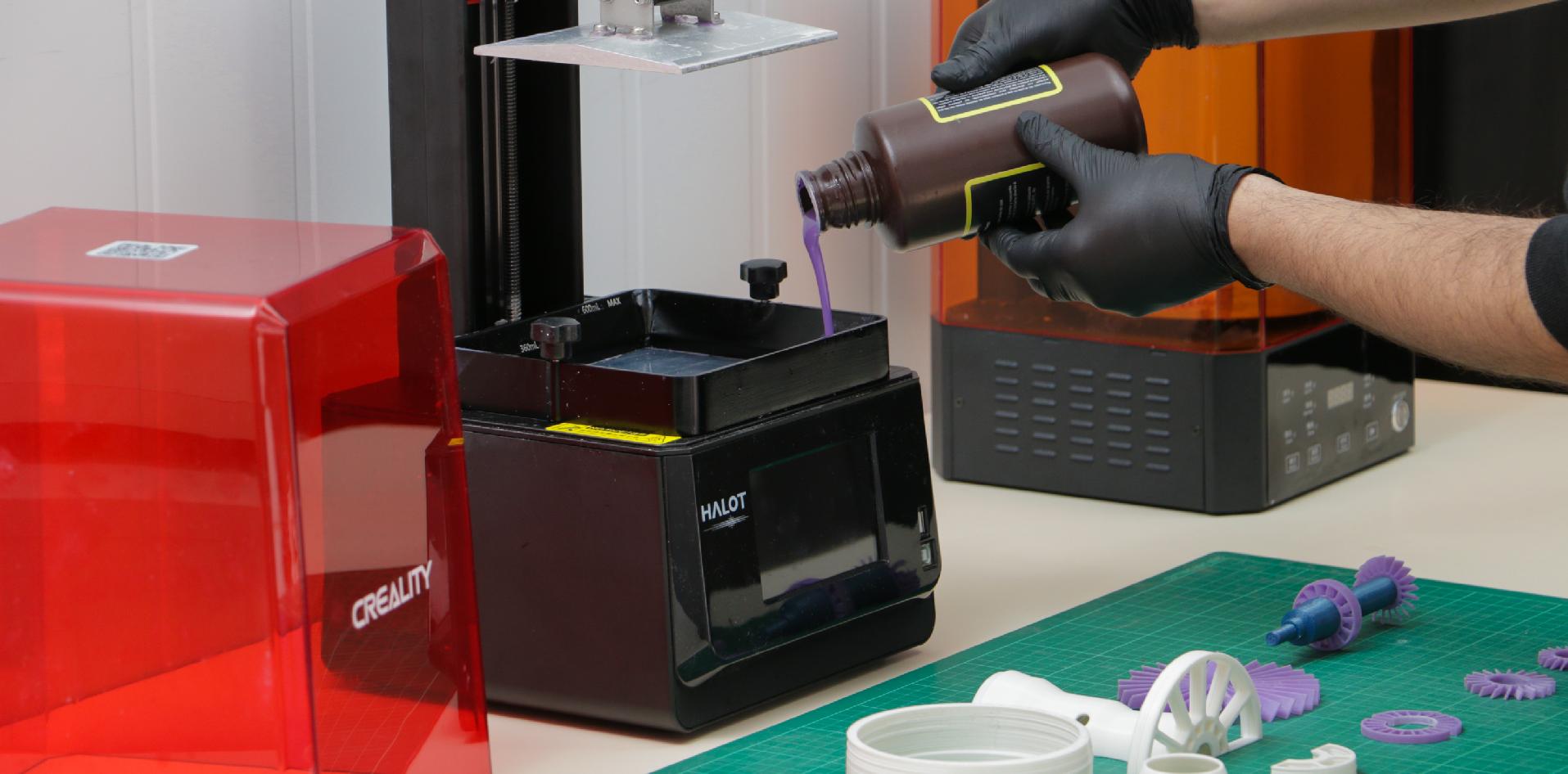 Impresora resina 3D