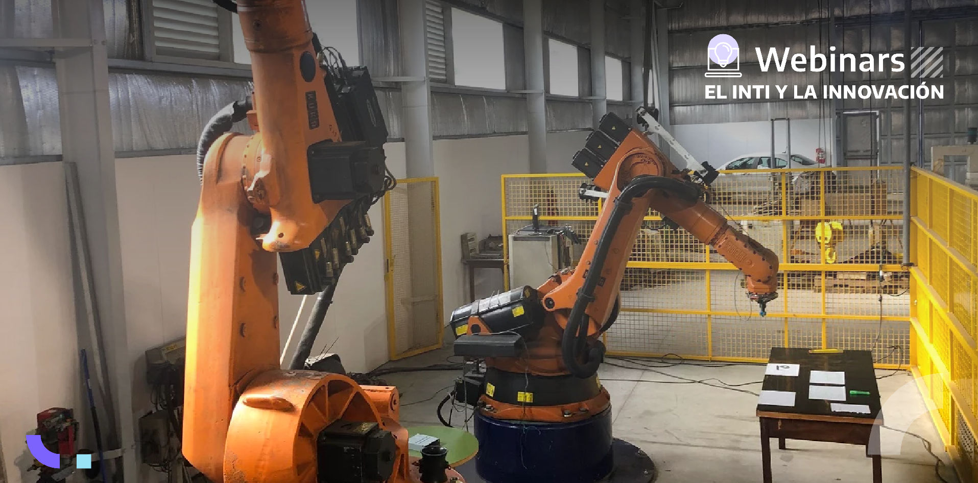 Webinario sobre robótica industrial