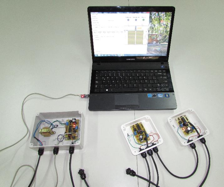 sensores temperatura humedad controlador inteligente computadora