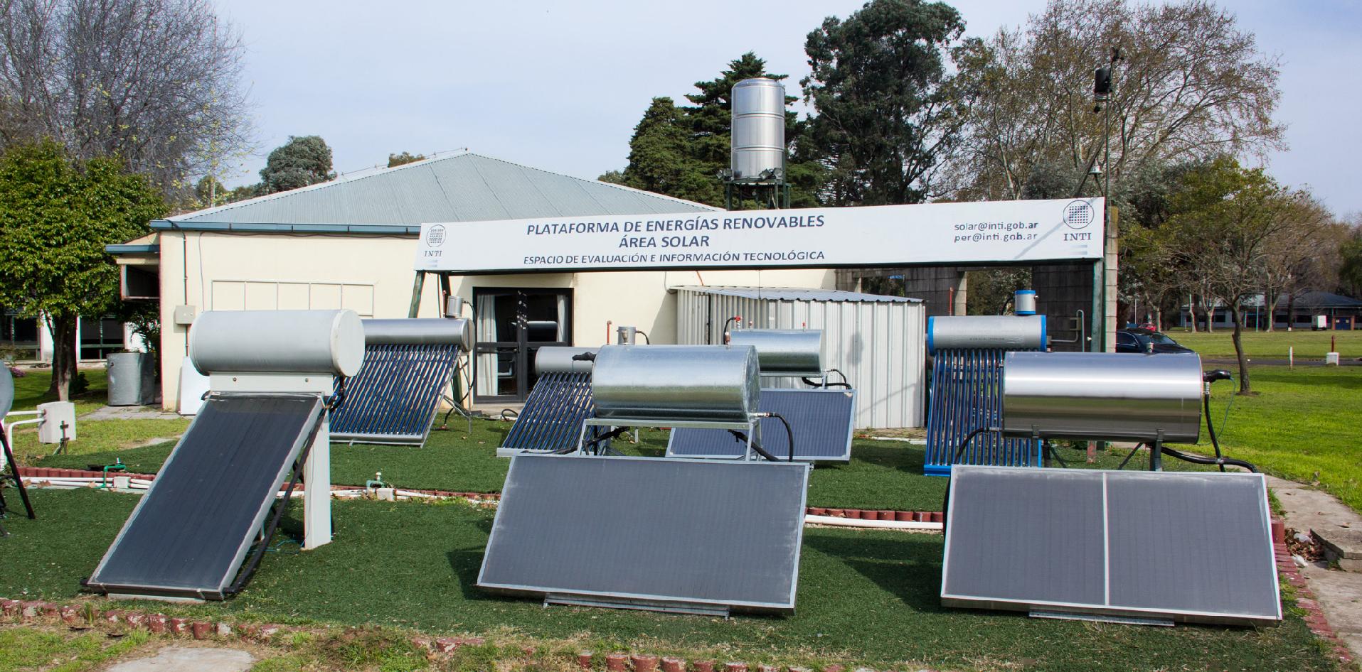 energías renovables calefones solares censo informe estadísticas argentina INTI