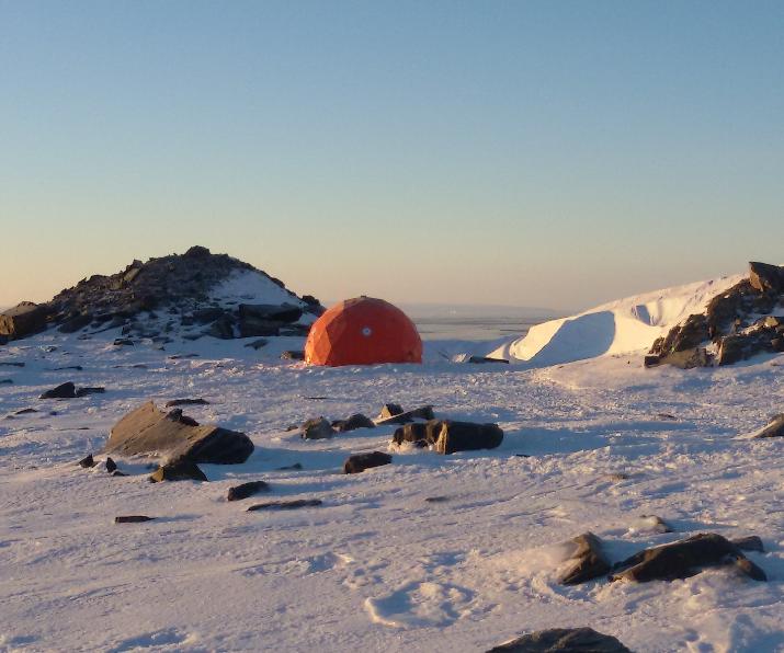 domo refugio antártida argentino INTI nacional refugio climático