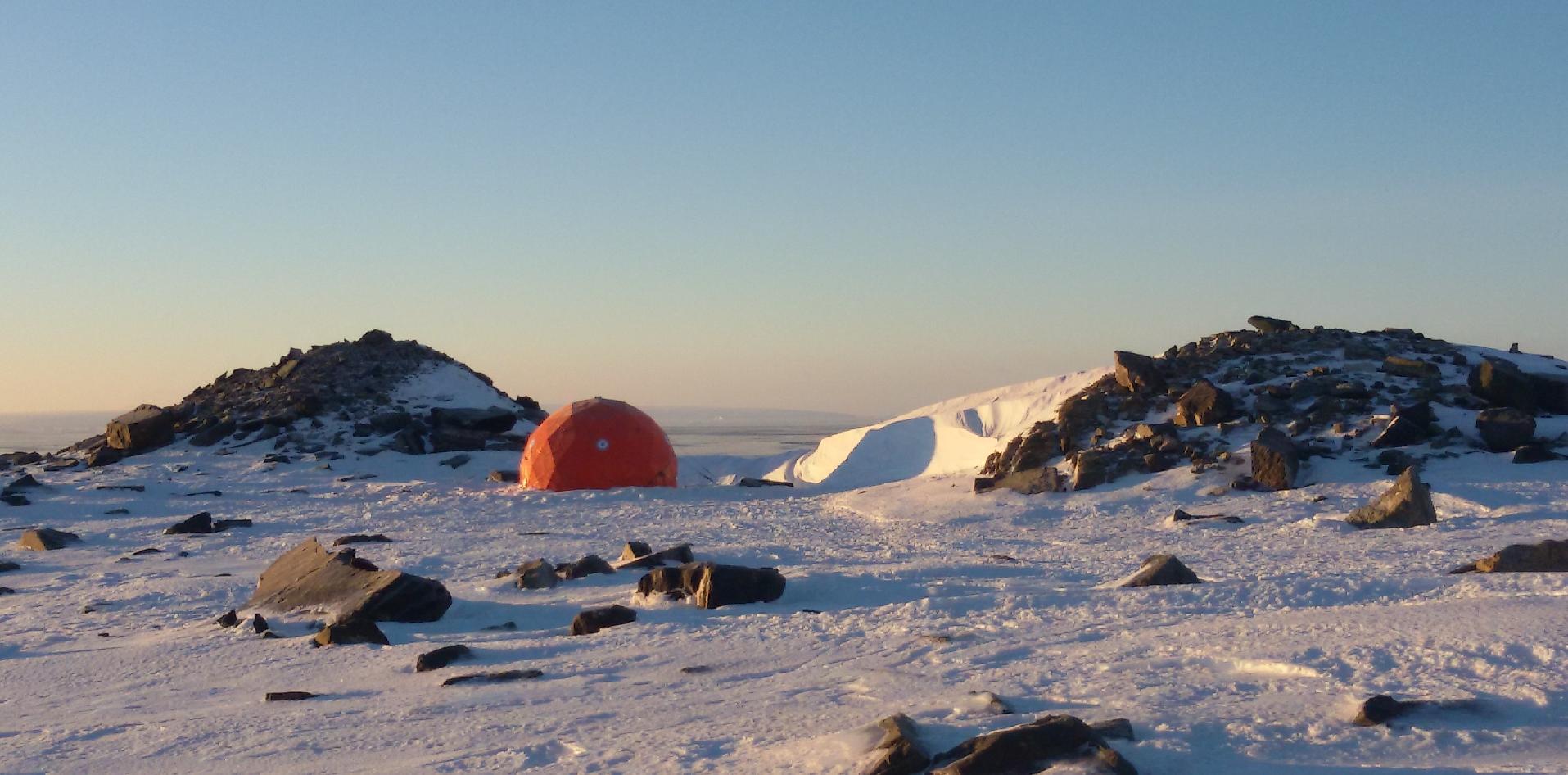 domo refugio antártida argentino INTI nacional refugio climático