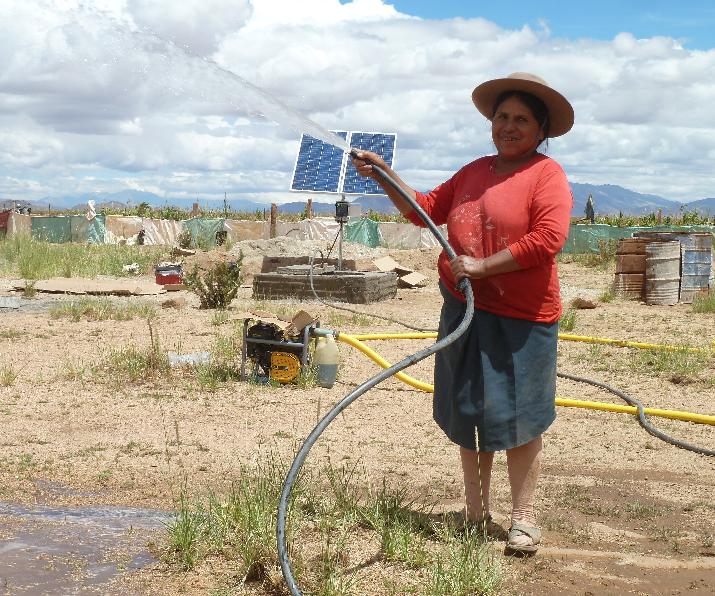 Extracción de agua en puna salteña; FONARSEC; INTI Salta