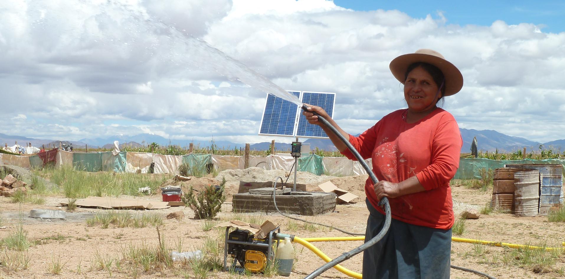 Extracción de agua en puna salteña; FONARSEC; INTI Salta
